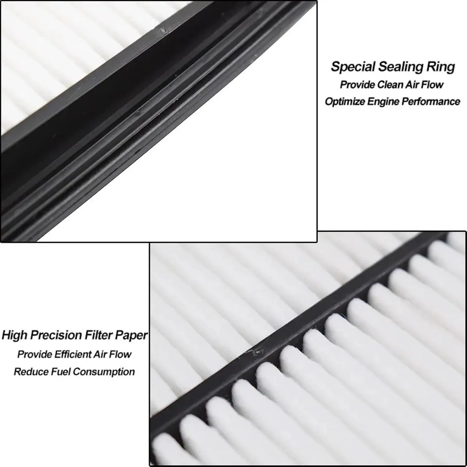 Nissan Air Filter 165464BA1B, 16546-4BA1A