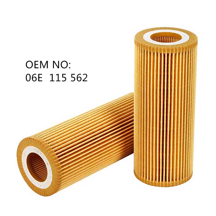 Oil Filter Auto Filters 06E115562A, 06E115562C, HU722z