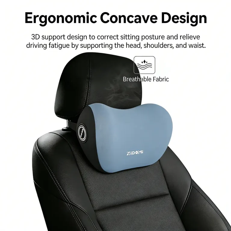 memory foam car headrest pillow - Buket auto parts