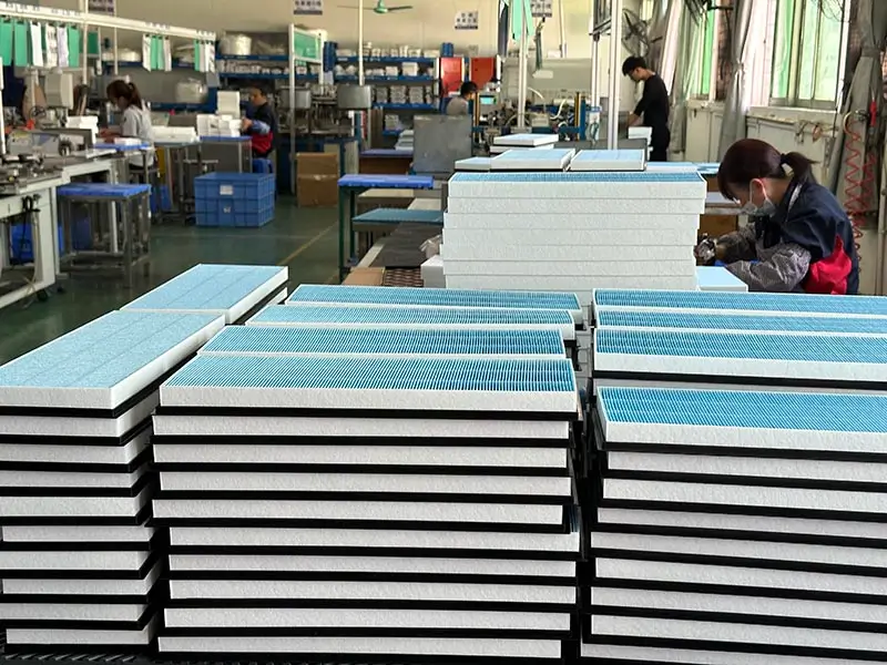 Standard cabin air filter production line 4 - Buket Auto Parts Co., Ltd